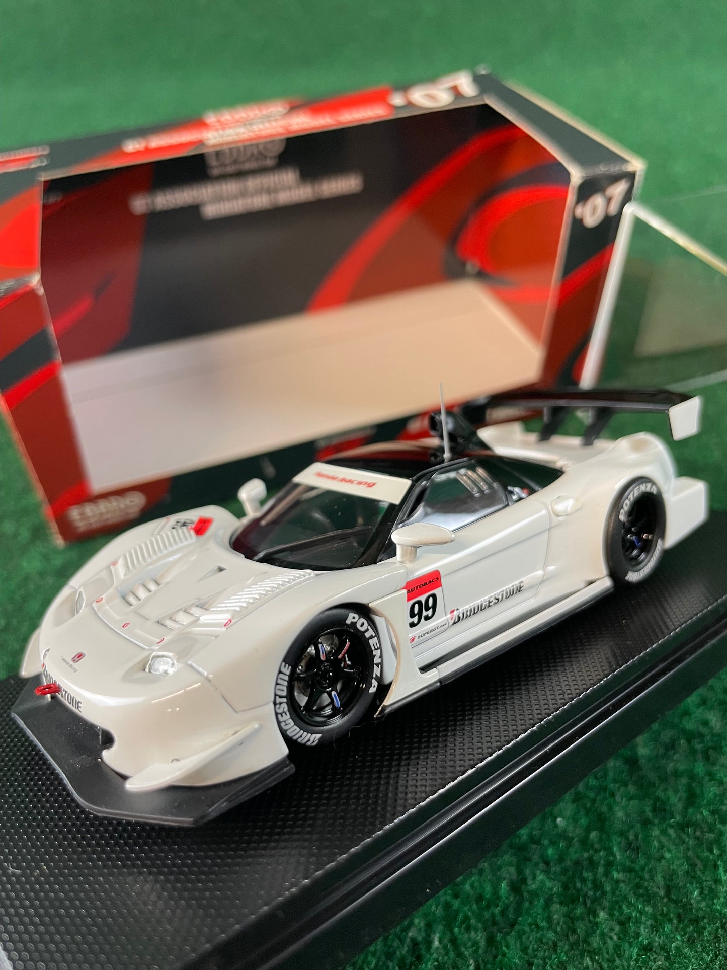 EBBRO - SuperGT 2007 Honda NSX TEST 1/43 Scale Diecast