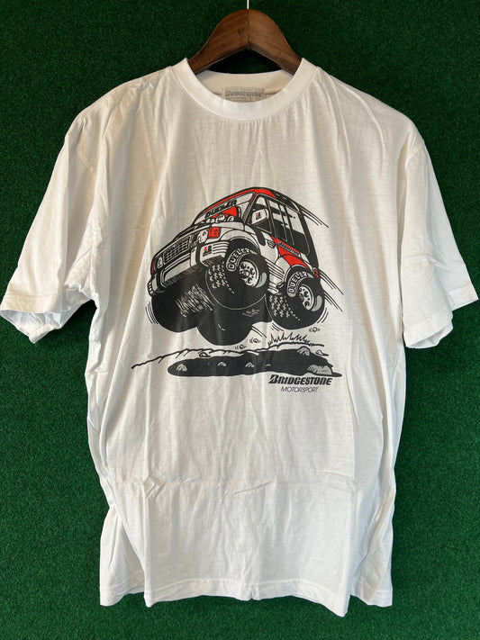 Bridgestone - Dueler Offroad Tires (Mitsubishi Pajero EVO) Promotional T-Shirt