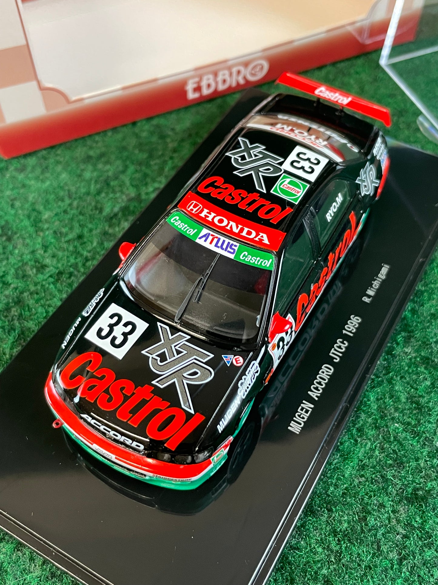 EBBRO Racing JTCC Castrol MUGEN Honda Accord #33 Ryo Michigami 1/43 Scale Diecast