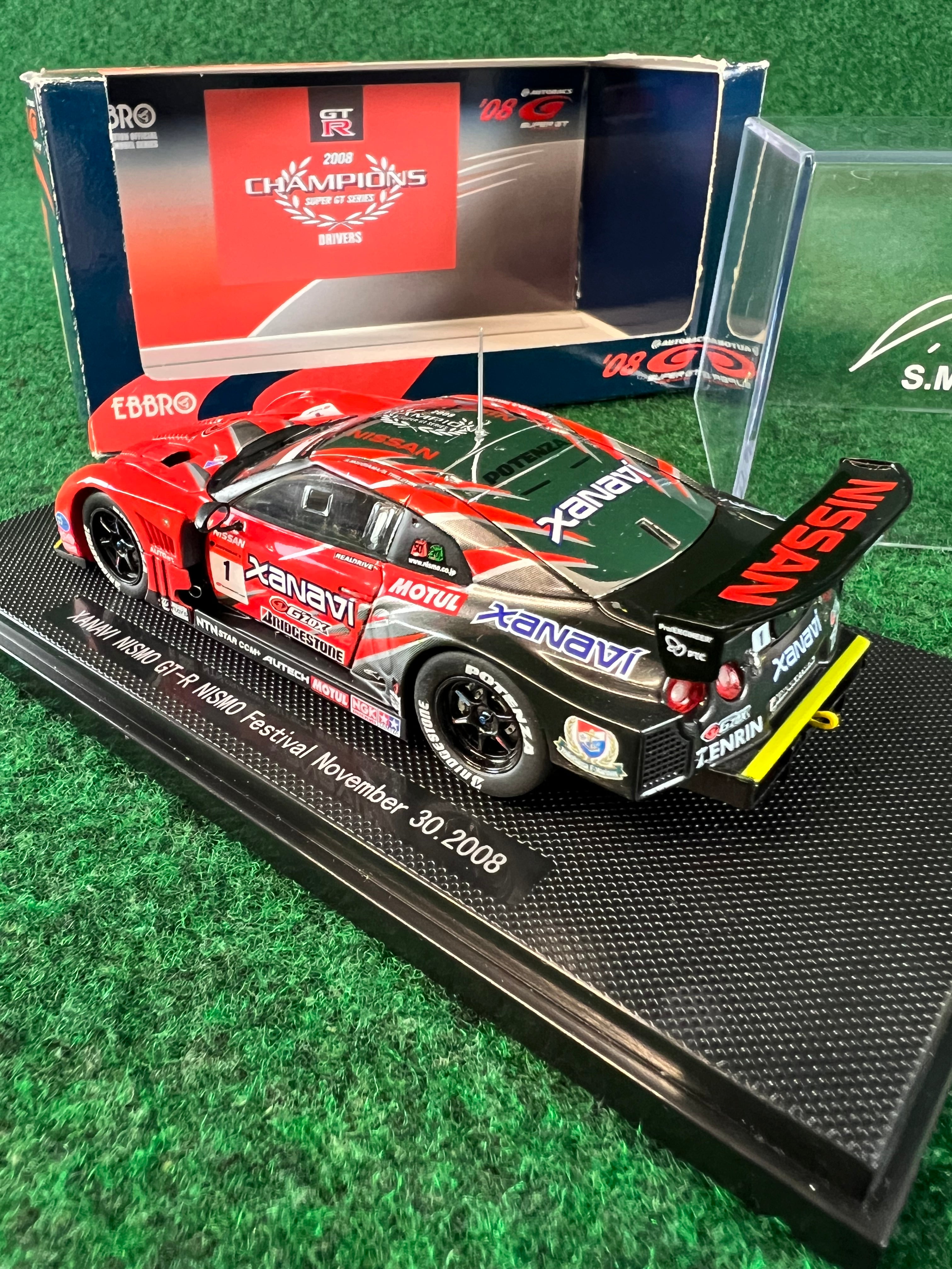 EBBRO SuperGT Xanavi Nissan R35 GTR - 2008 