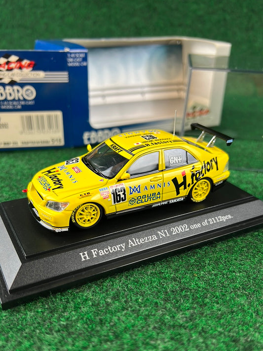 EBBRO H Factory Toyota Altezza Super Taikyu N1 1/43 Scale Diecast