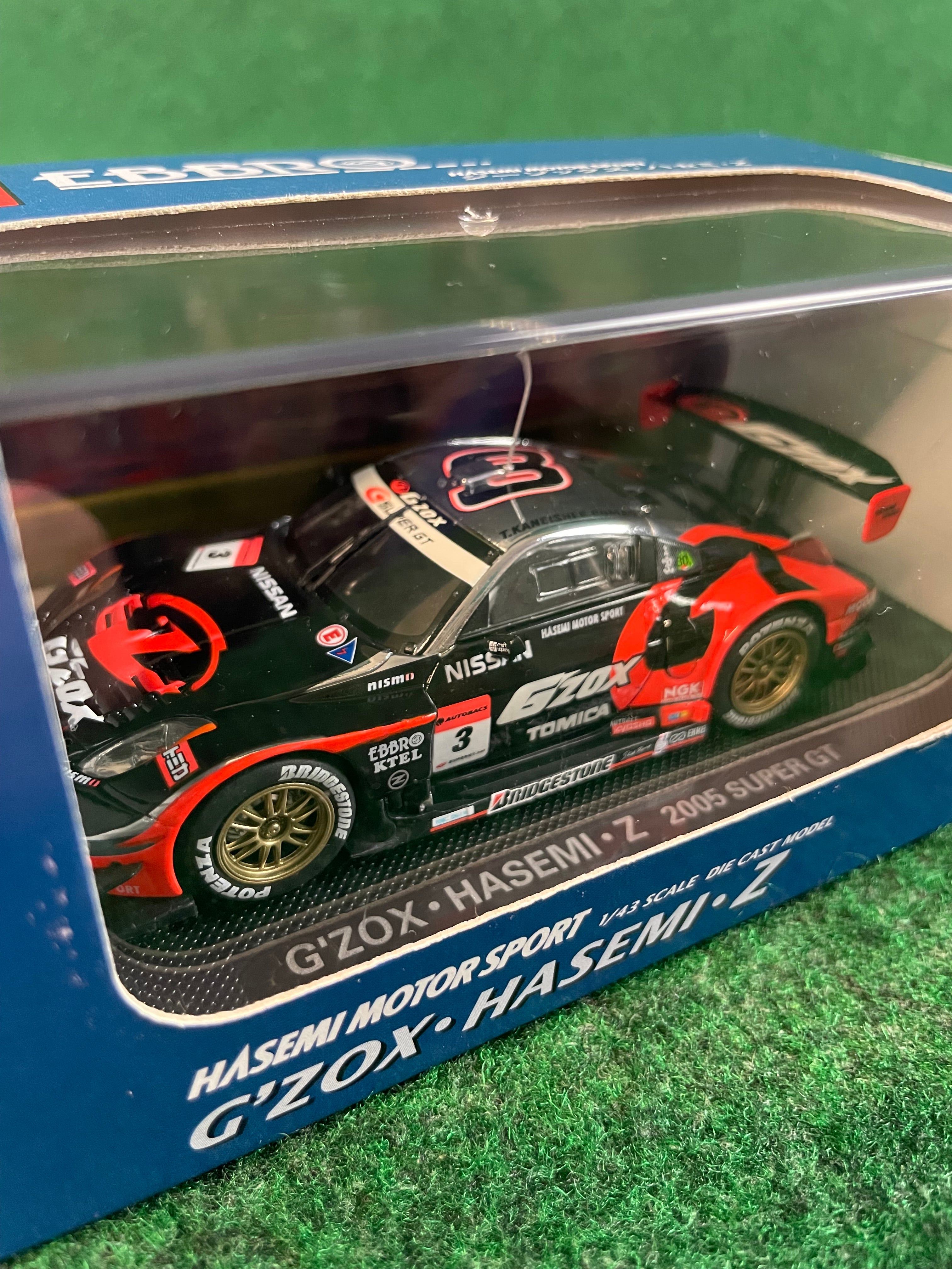 Tomy EBBRO - SuperGT G'Zox Hasemi Nissan Fairlady Z 1/43 Scale