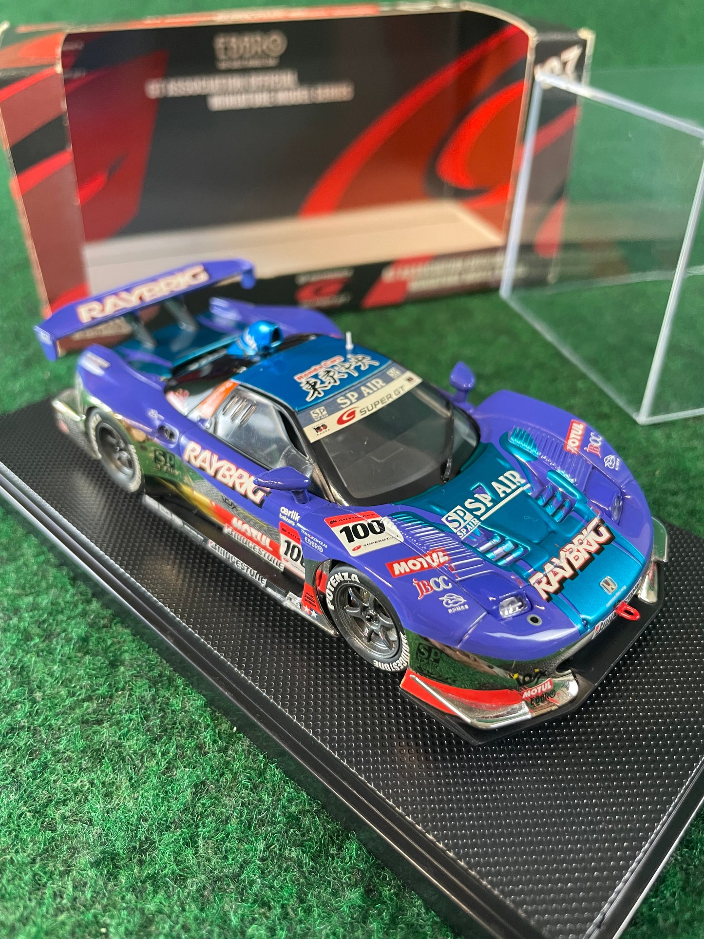 EBBRO - SuperGT 2007 Raybrig Honda NSX Fuji 300km 1/43 Scale Diecast