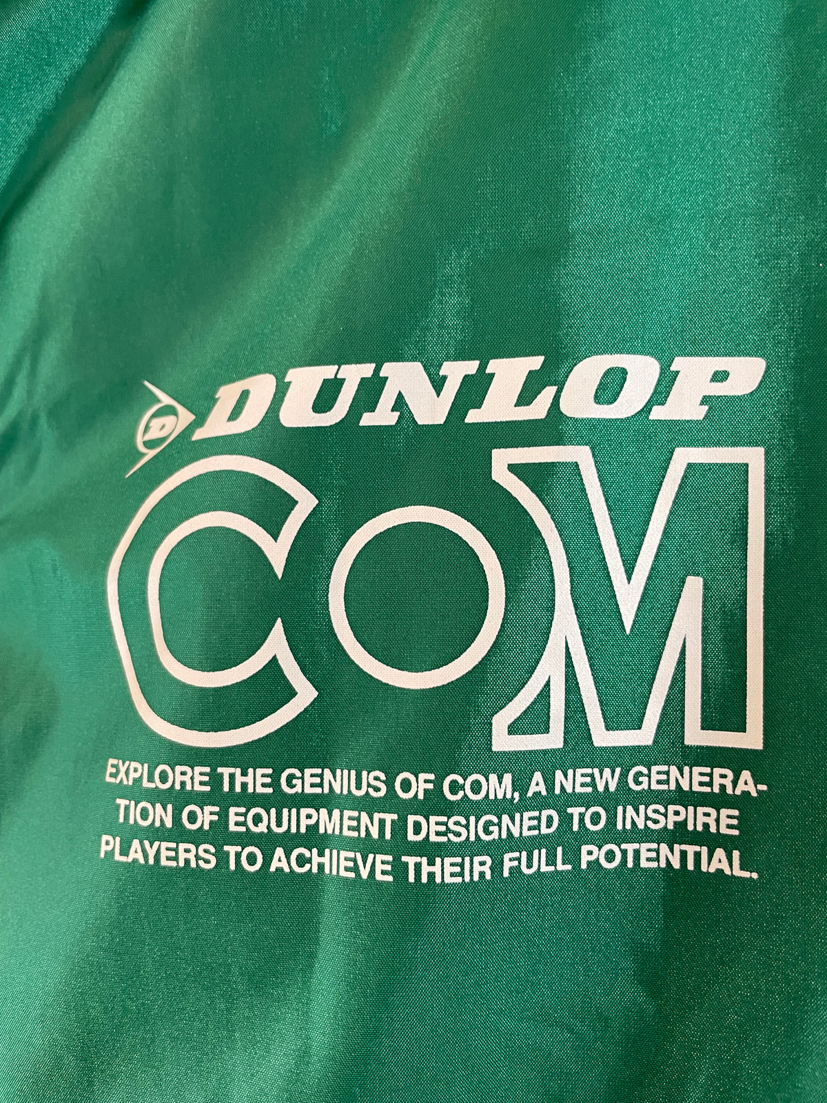 DUNLOP COM - Vintage Green Nylon Windbreaker Jacket