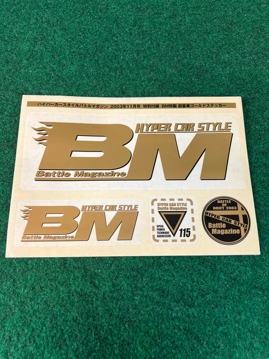 Battle Magazine - (November 2003) Sticker Sheet
