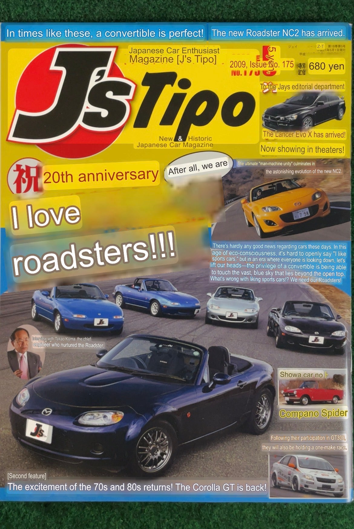 J’s TIPO - May 2005 Mazda Roadster Eunos Miata featured Magazine
