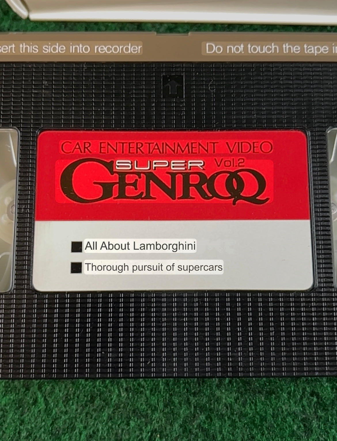 GeneroQ (Italian Supercars) VHS and DVD Set