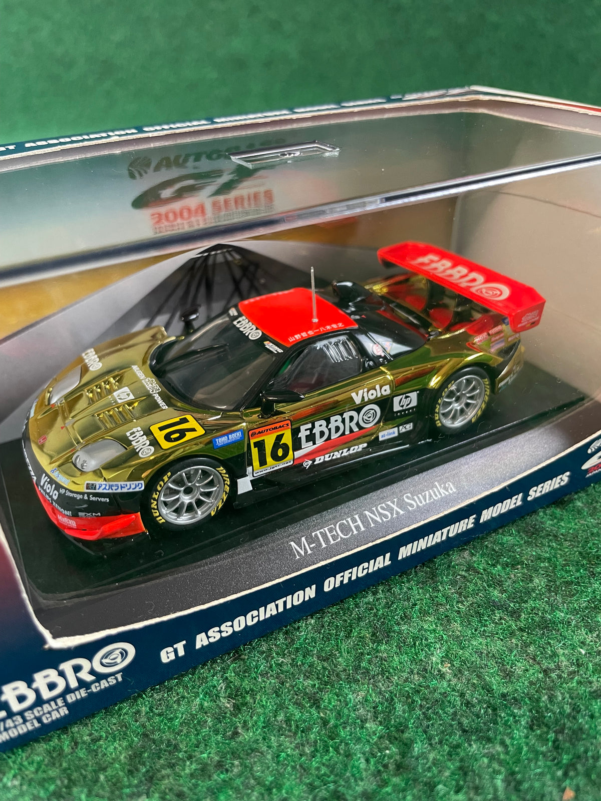 EBBRO - 2004 JGTC M-TECH Honda NSX Suzuka 1/43 Scale Diecast