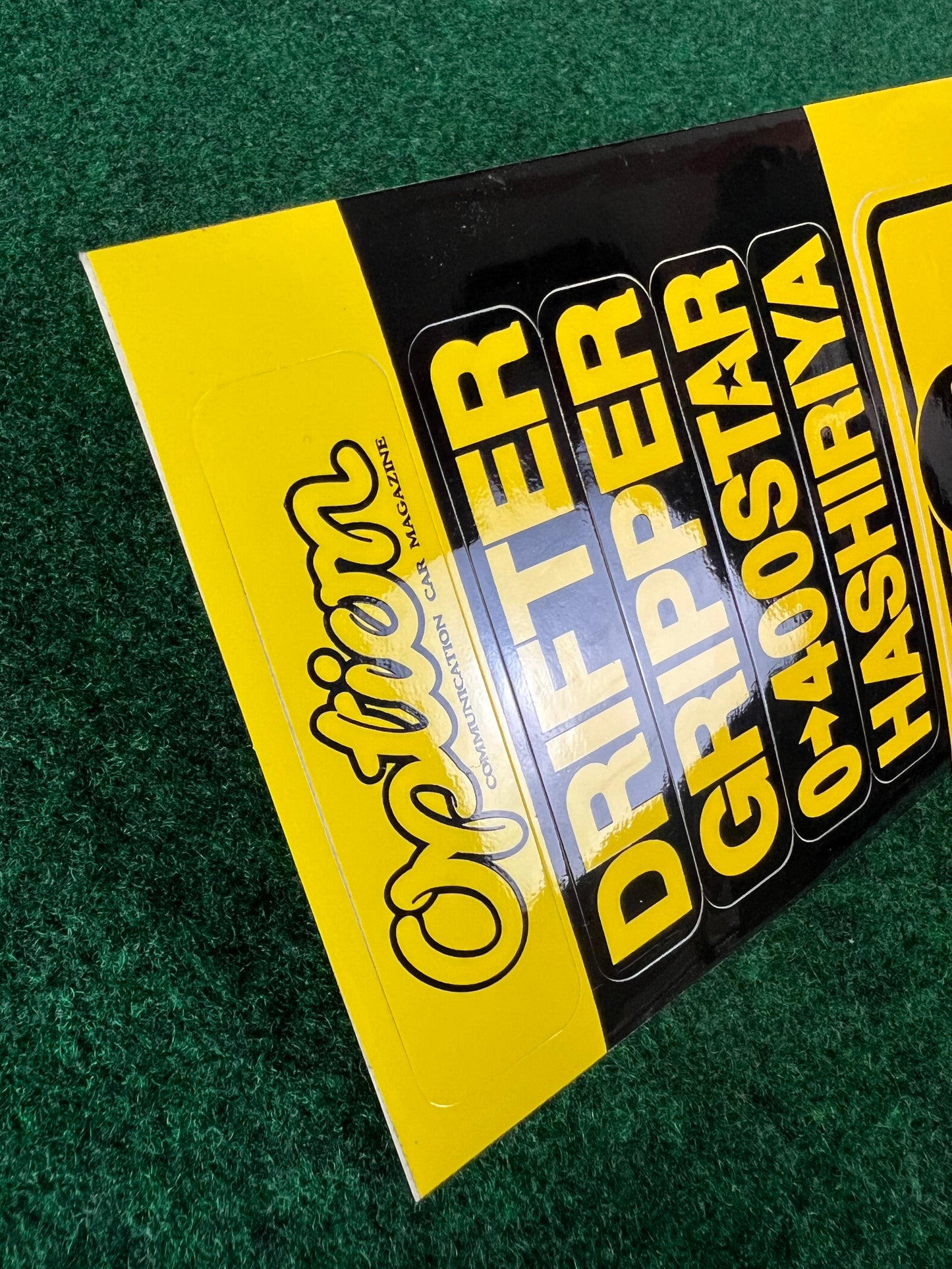 OPTION - “Option In Car” Sticker Sheet