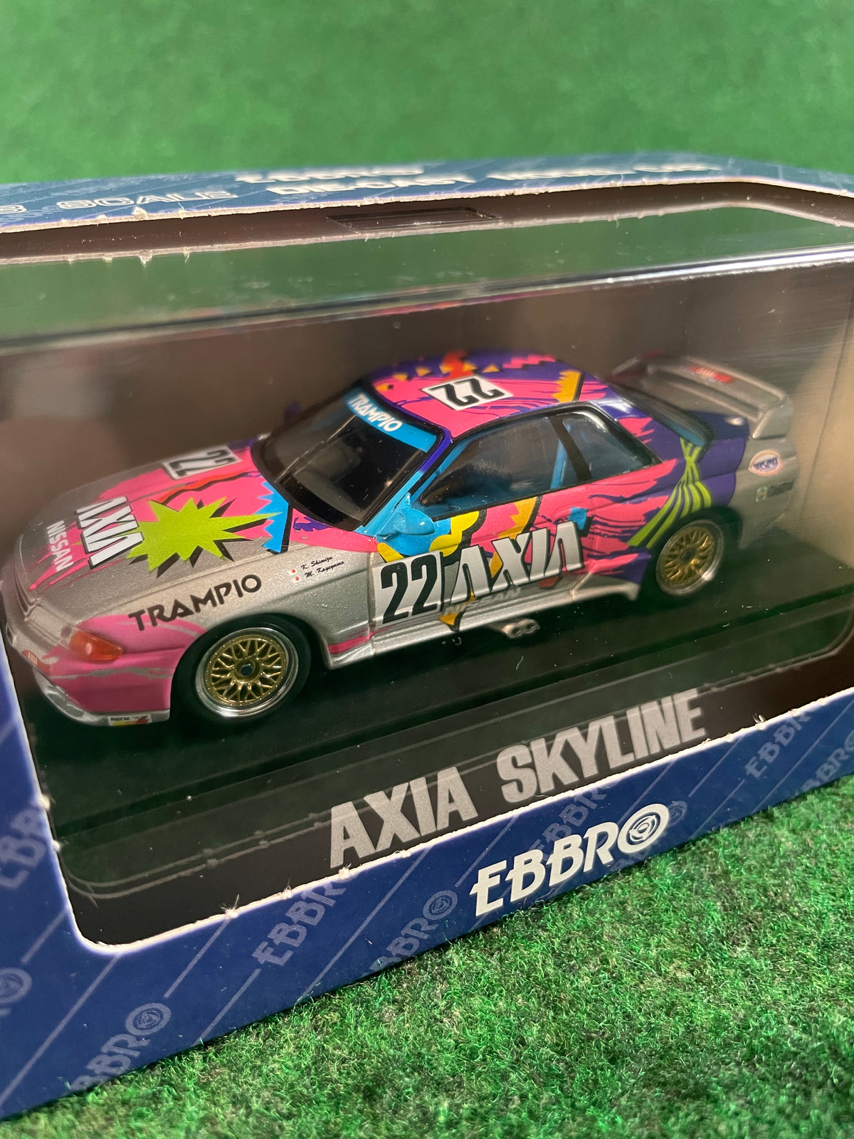 EBBRO Nissan Skyline R32 GTR AXIA Group A Racecar 1/43 Diecast