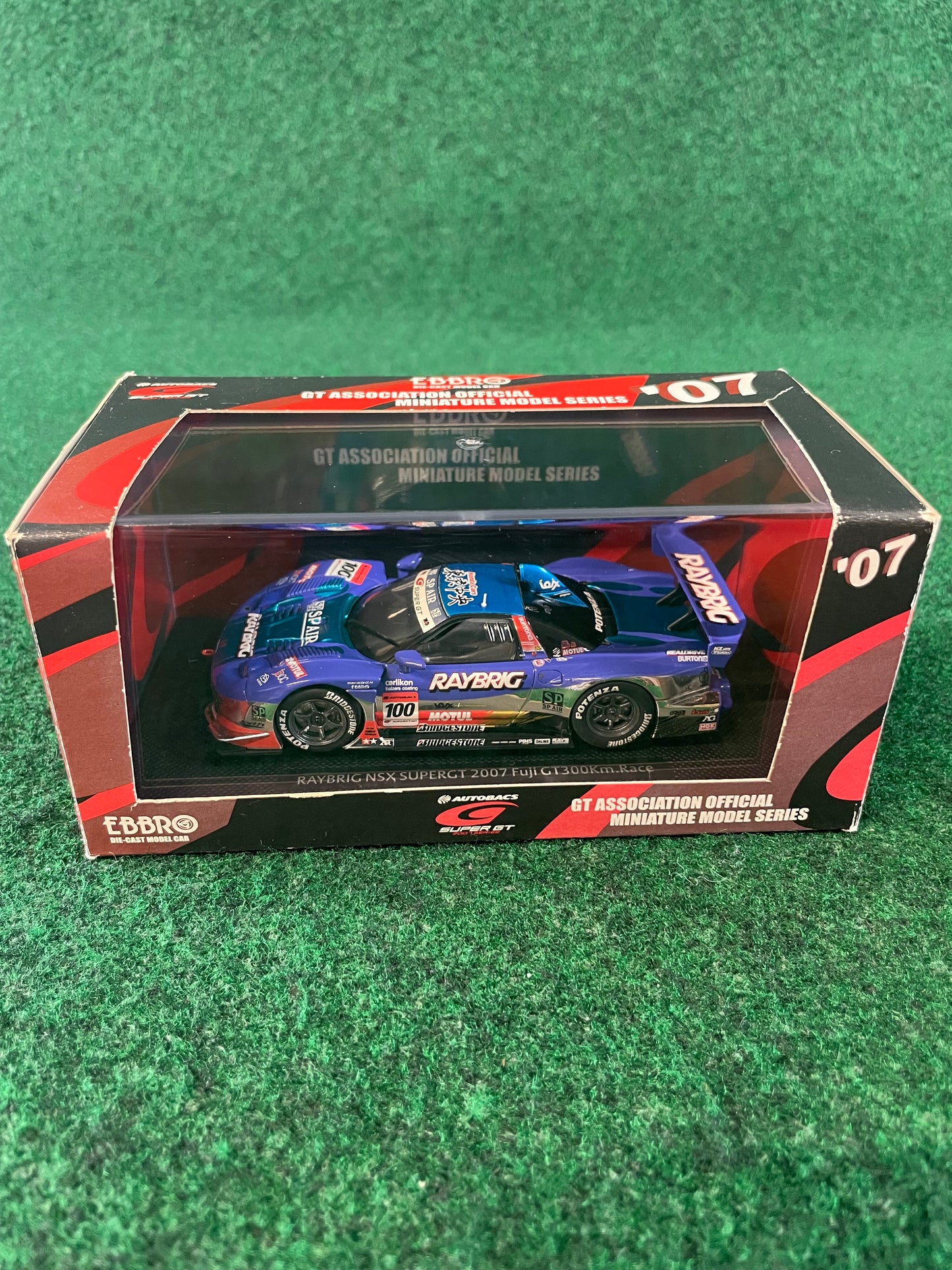 EBBRO - SuperGT 2007 Raybrig Honda NSX Fuji 300km 1/43 Scale Diecast