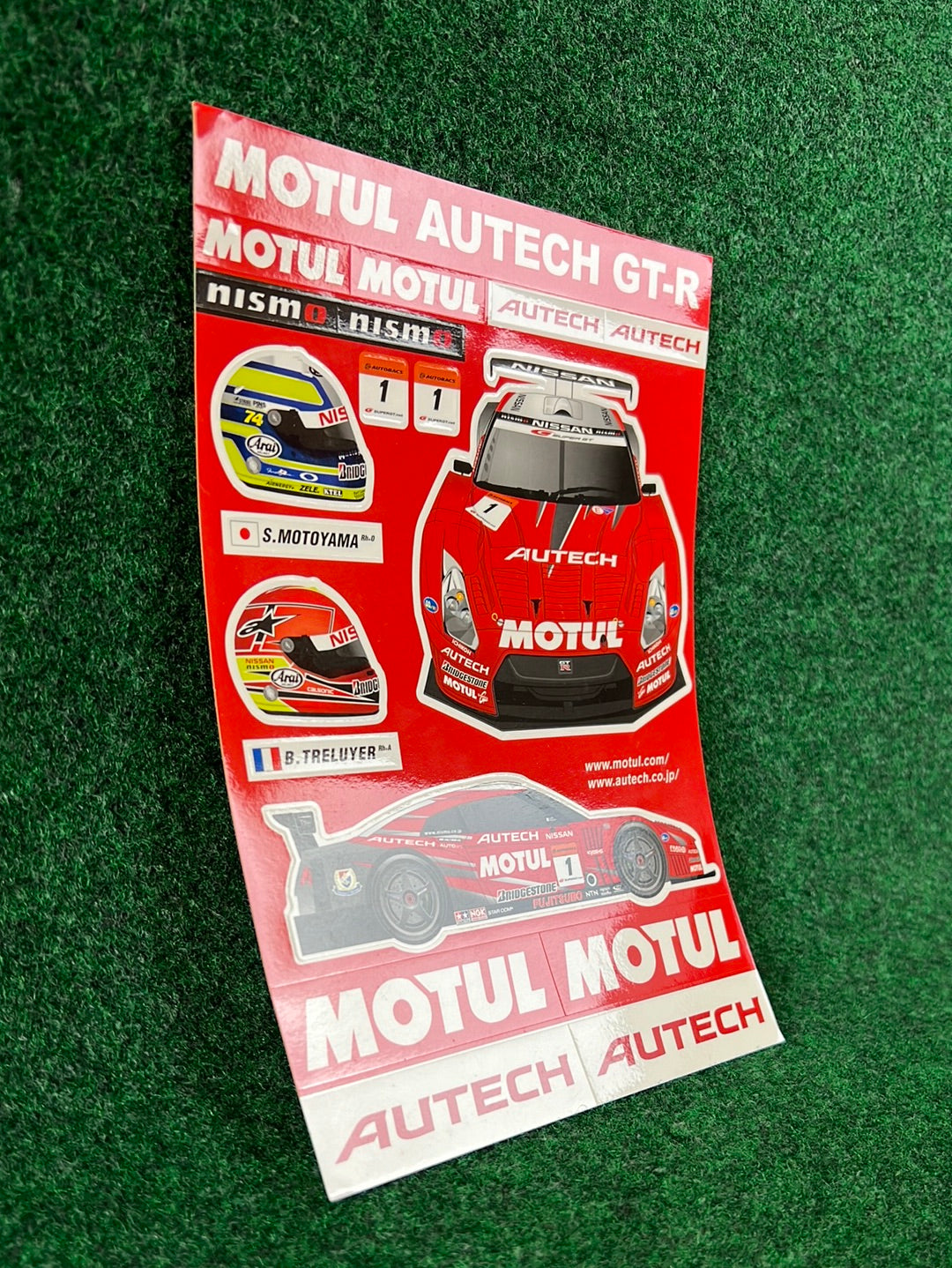 Super GT Nissan Motorsports Motul Autech Nismo R35 GTR Sticker Set