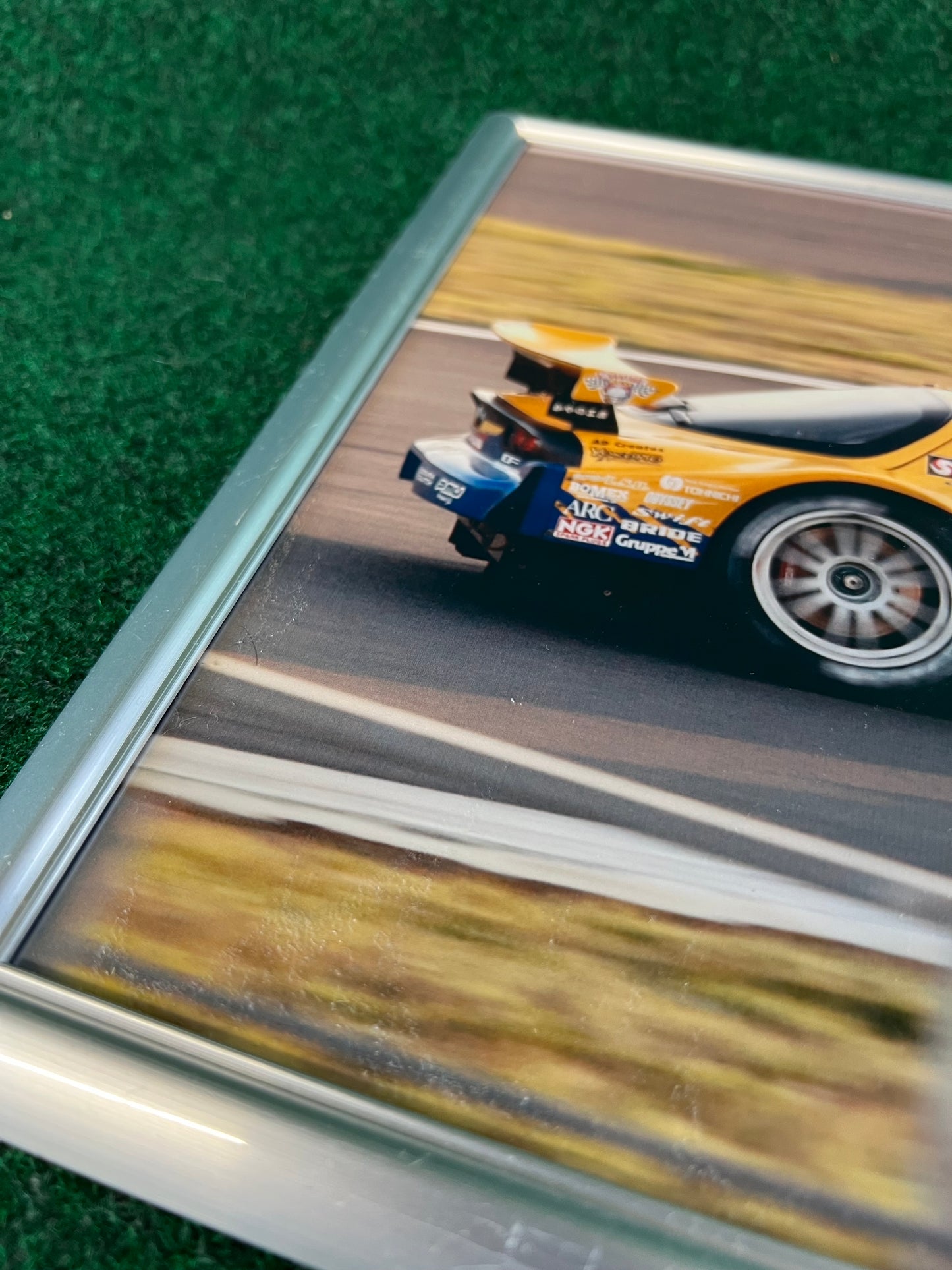 RE Amemiya 2007 Mazda RX-7 SUPER GT - Framed Autographed Photograph