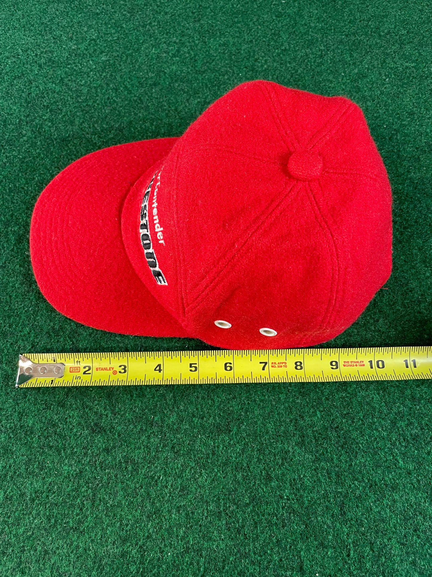 Bridgestone Motorsport - Vintage Red 7 Panel  Wool Hat