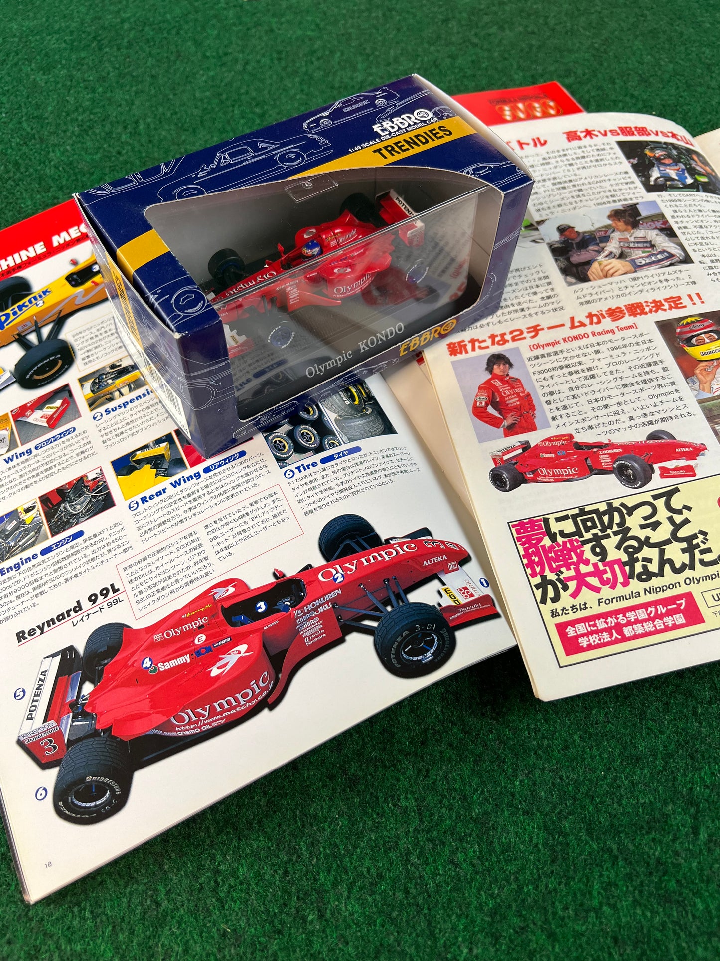 EBBRO Trendies - Reynard 99L 2000 Olympic Kondo 1/43 Scale Diecast