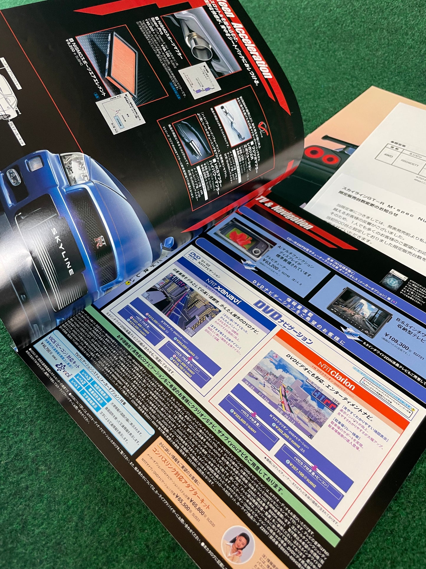 Nissan Skyline R34 GT-R MSpec Nur - Japanese Dealer New Car Images, Catalog & Brochure Set