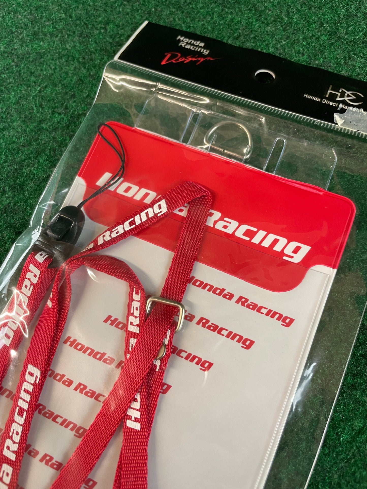 Honda Racing - Red/White Neck Strap and Pass Holder