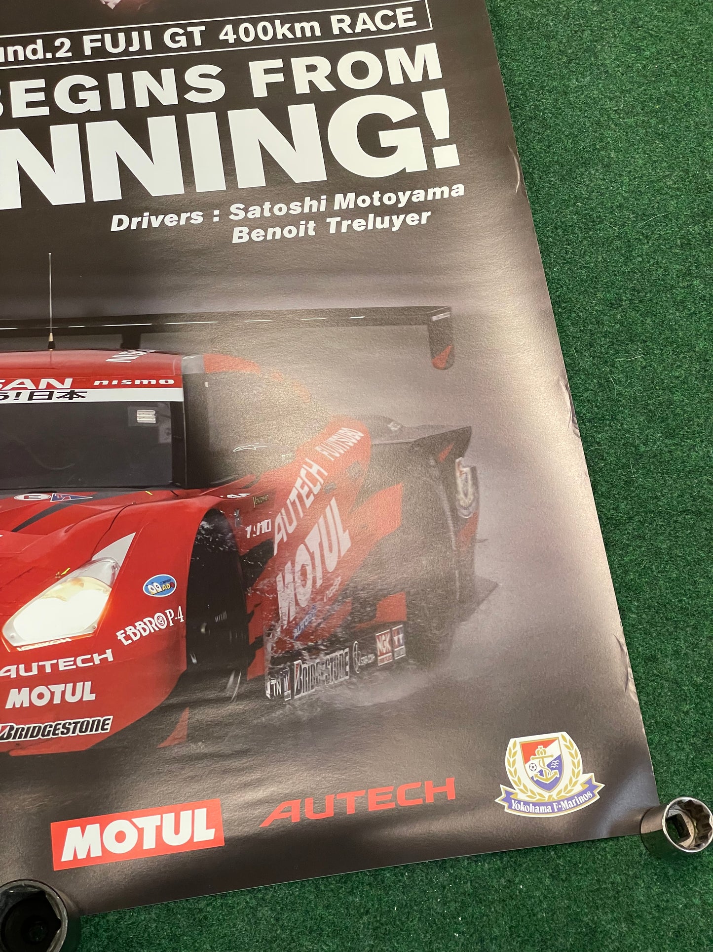 NISSAN Super GT 2011 AUTOBACS SUPER GT Round.2 FUJI GT 400km Round 8 Motul Autech R35 GT-R Race Winner Poster
