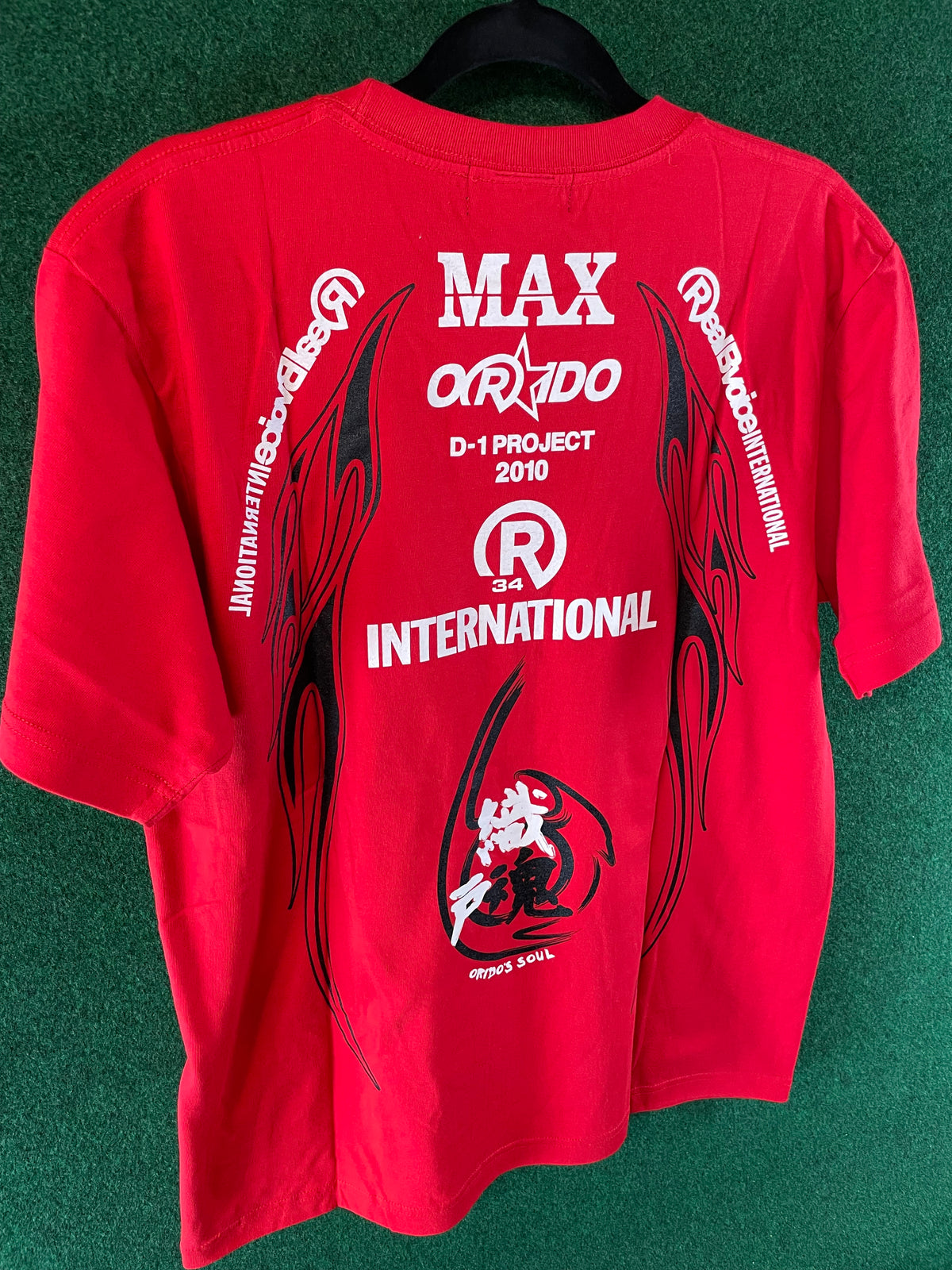 Max Orido REAL D1GP Project 2010 Red T-Shirt (L)