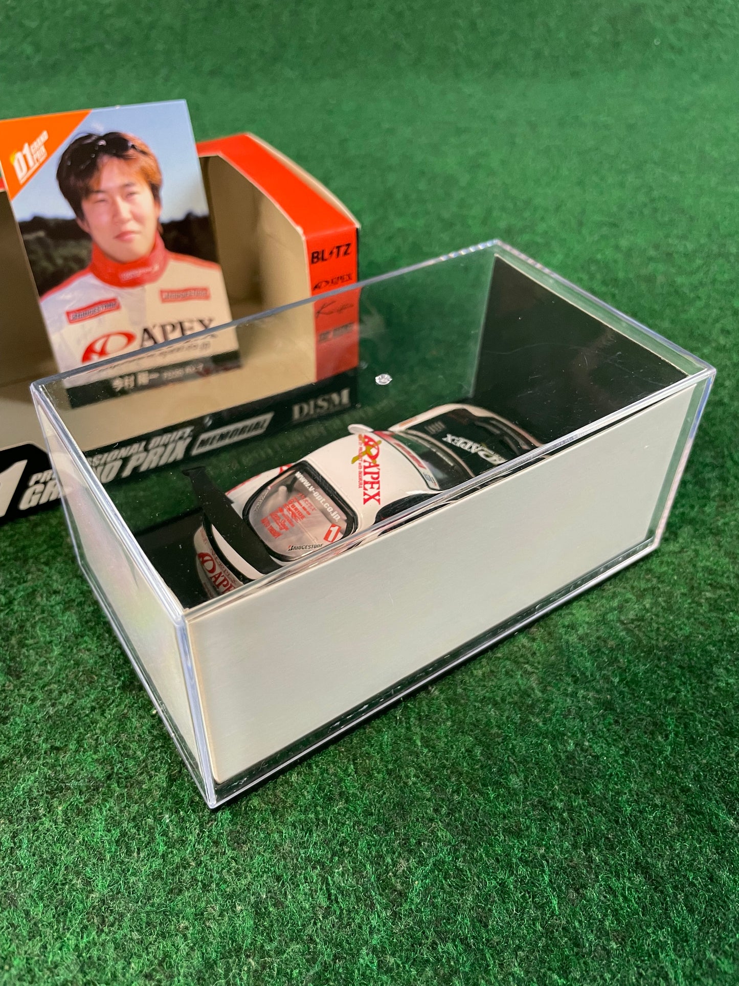 DISM D1 Grand Prix Memorial - 2003 A’pexi Mazda RX-7 1/43 Scale Diecast