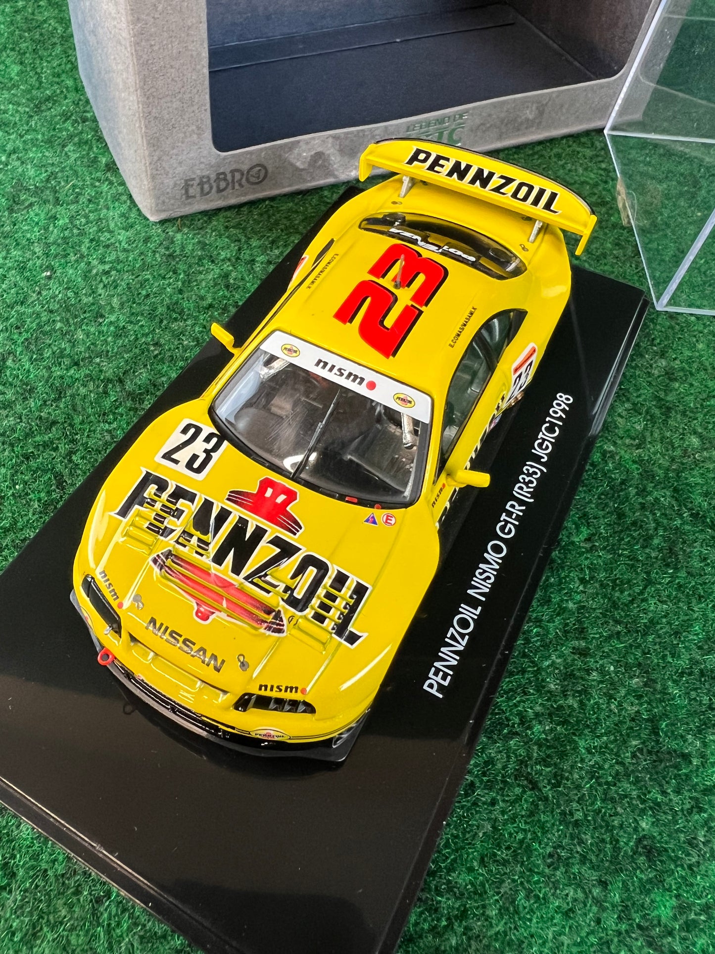 EBBRO Legends of JGTC - 1998 Pennzoil Nissan Skyline R33 GTR 1/43 Diecast