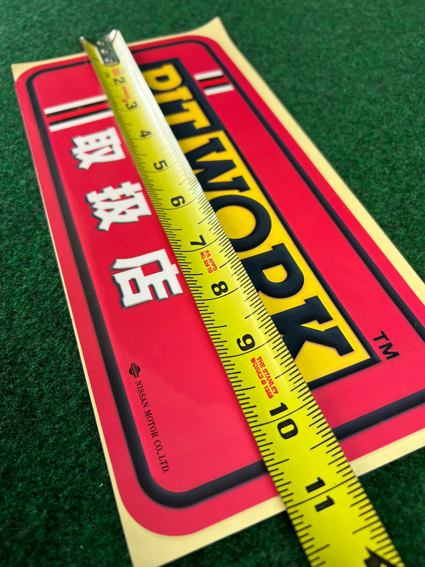 PITWORK Stores (2) - Nissan Service and Parts Retail Display Sticker