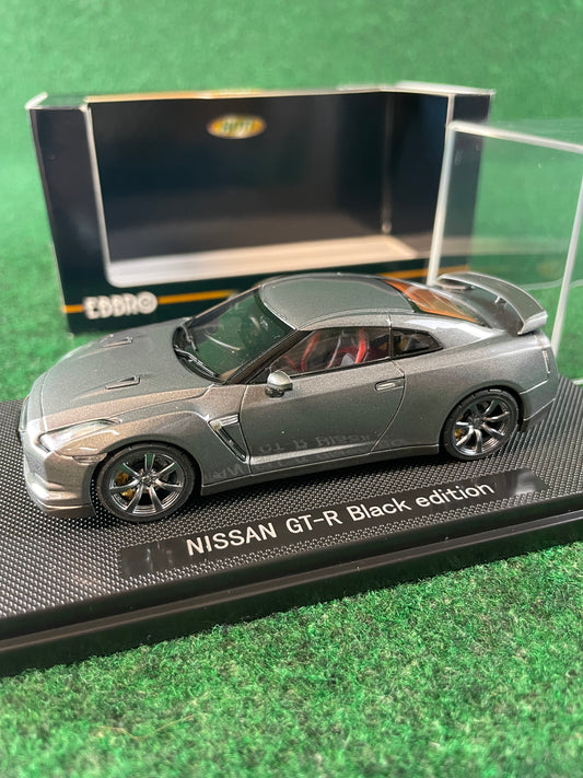 EBBRO HOT - Nissan R35 GT-R Black Edition Grey 1/43 Scale Diecast