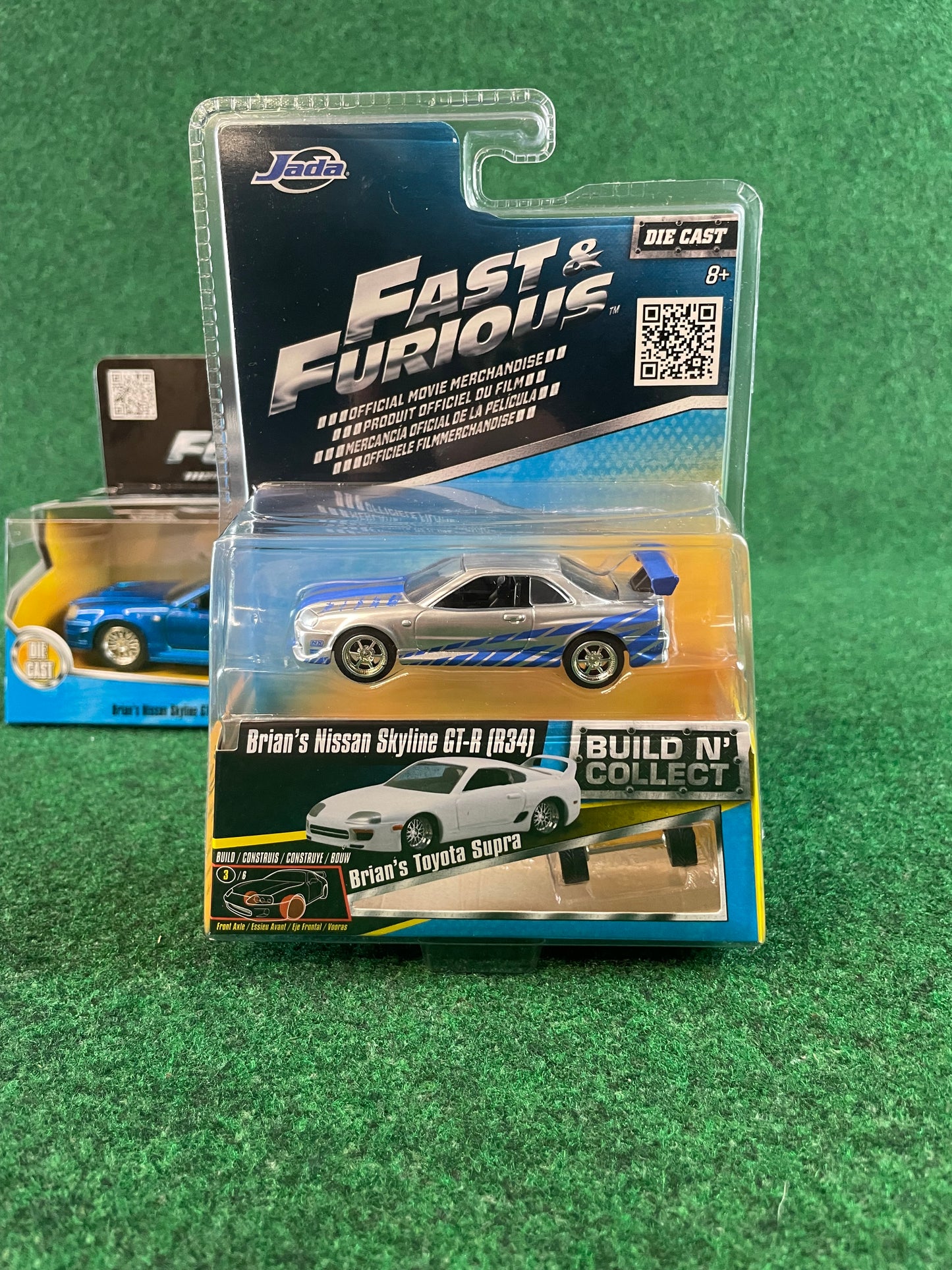 Jada Toys - Fast and Furious Nissan Skyline R34 GT-R Diecast Set