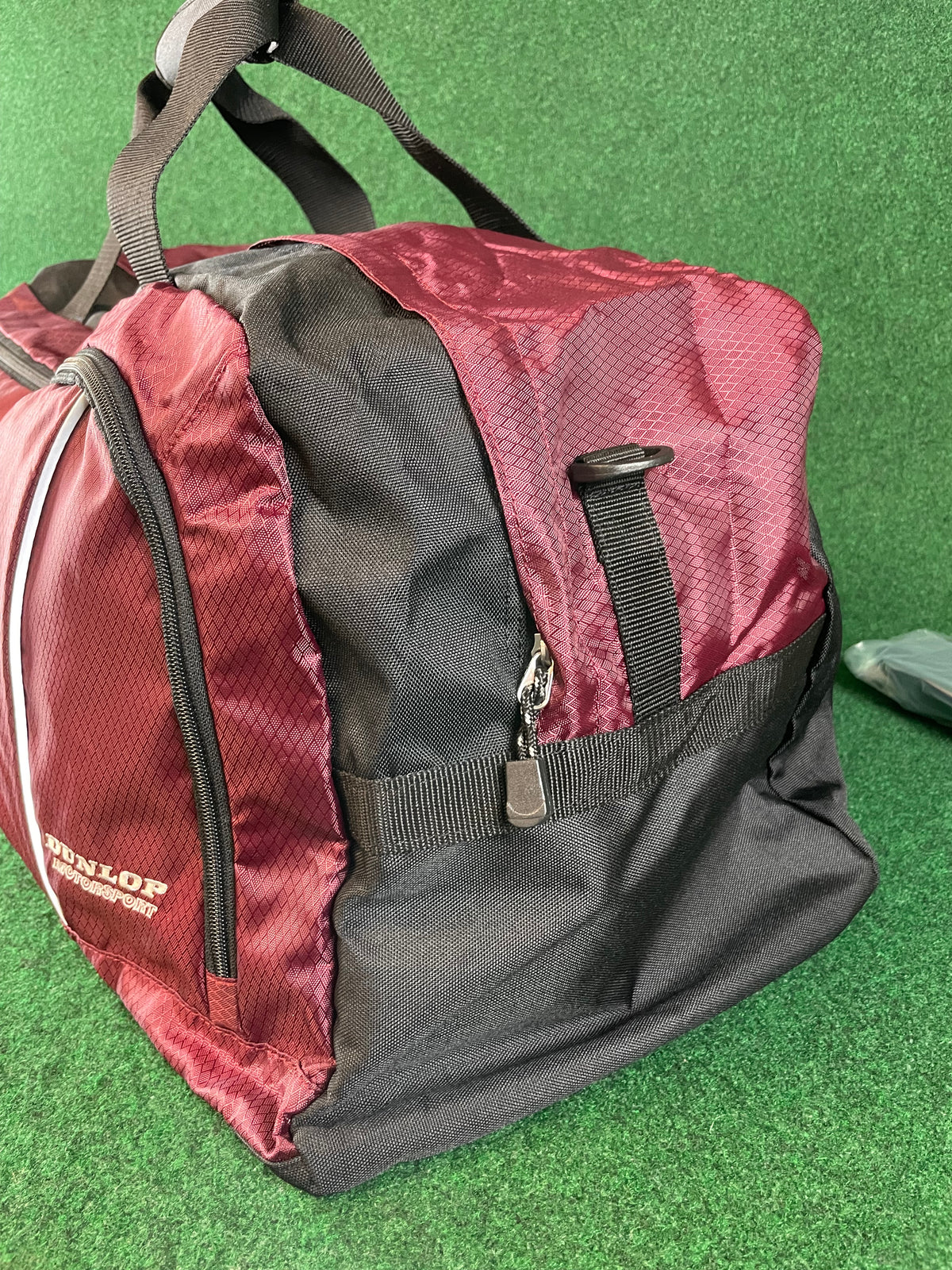 DUNLOP Motorsport - Dark Red & Black Duffle Travel Bag