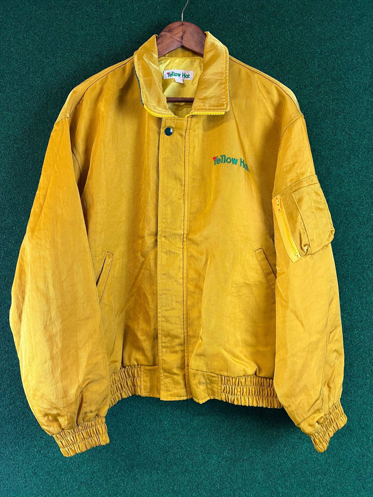 Yellow Hat Service Center Vintage Workwear Jacket