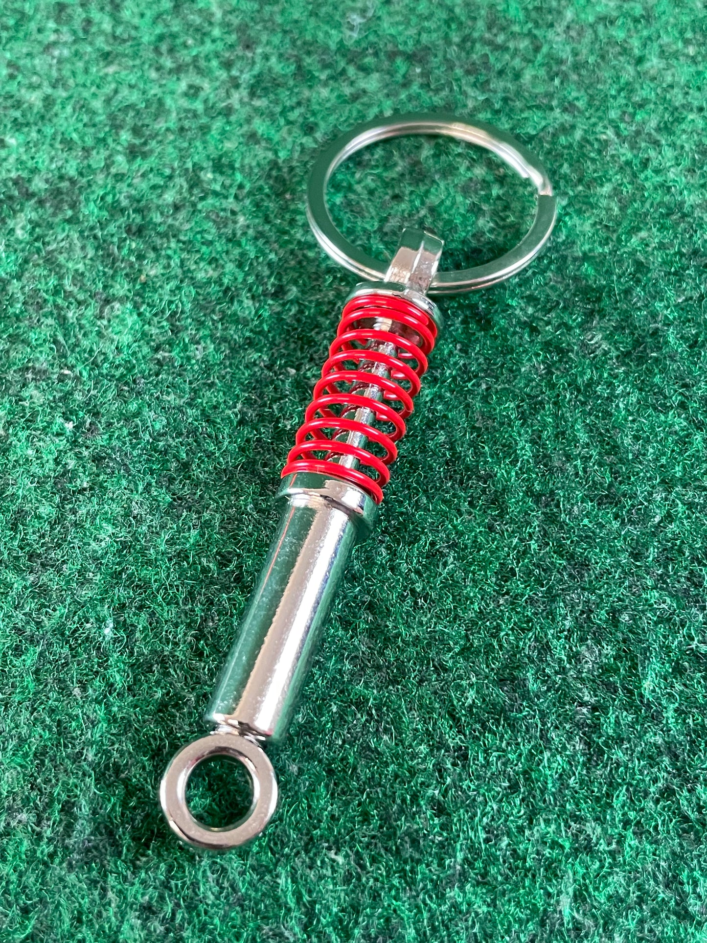 KYB - Promotional Red/Chrome Coilover Suspension Keychain