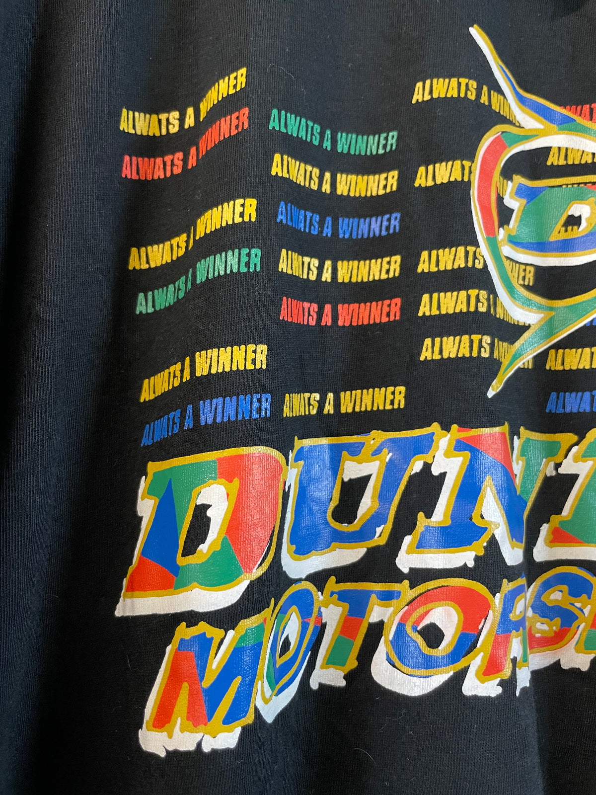 DUNLOP Motorsport - Vintage Black Graphic T-Shirt