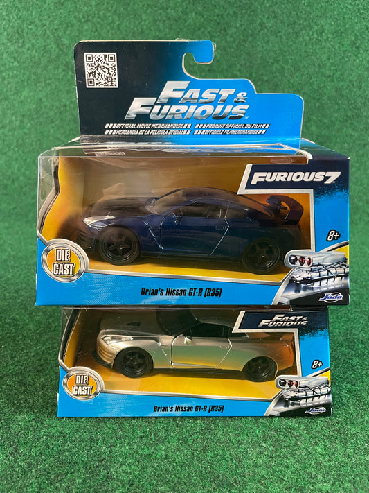 Jada Toys - Fast and Furious Nissan R35 GT-R Diecast Set
