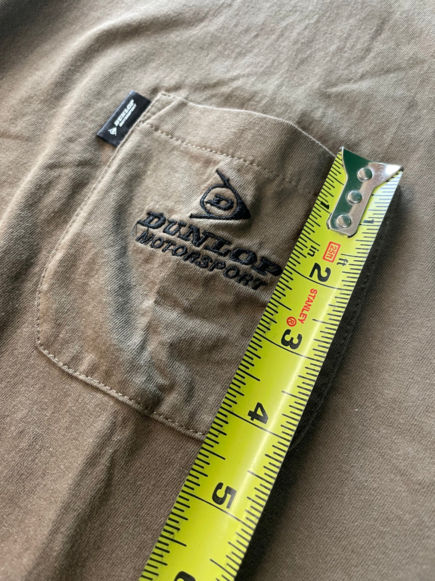 DUNLOP Motorsport - Tan Pocket T-Shirt