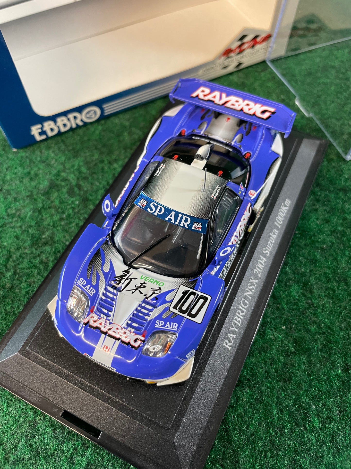 EBBRO Racing Car Collection: JGTC RAYBRIG 2004 Honda NSX Suzuka 1000km 1/43 Scale Diecast