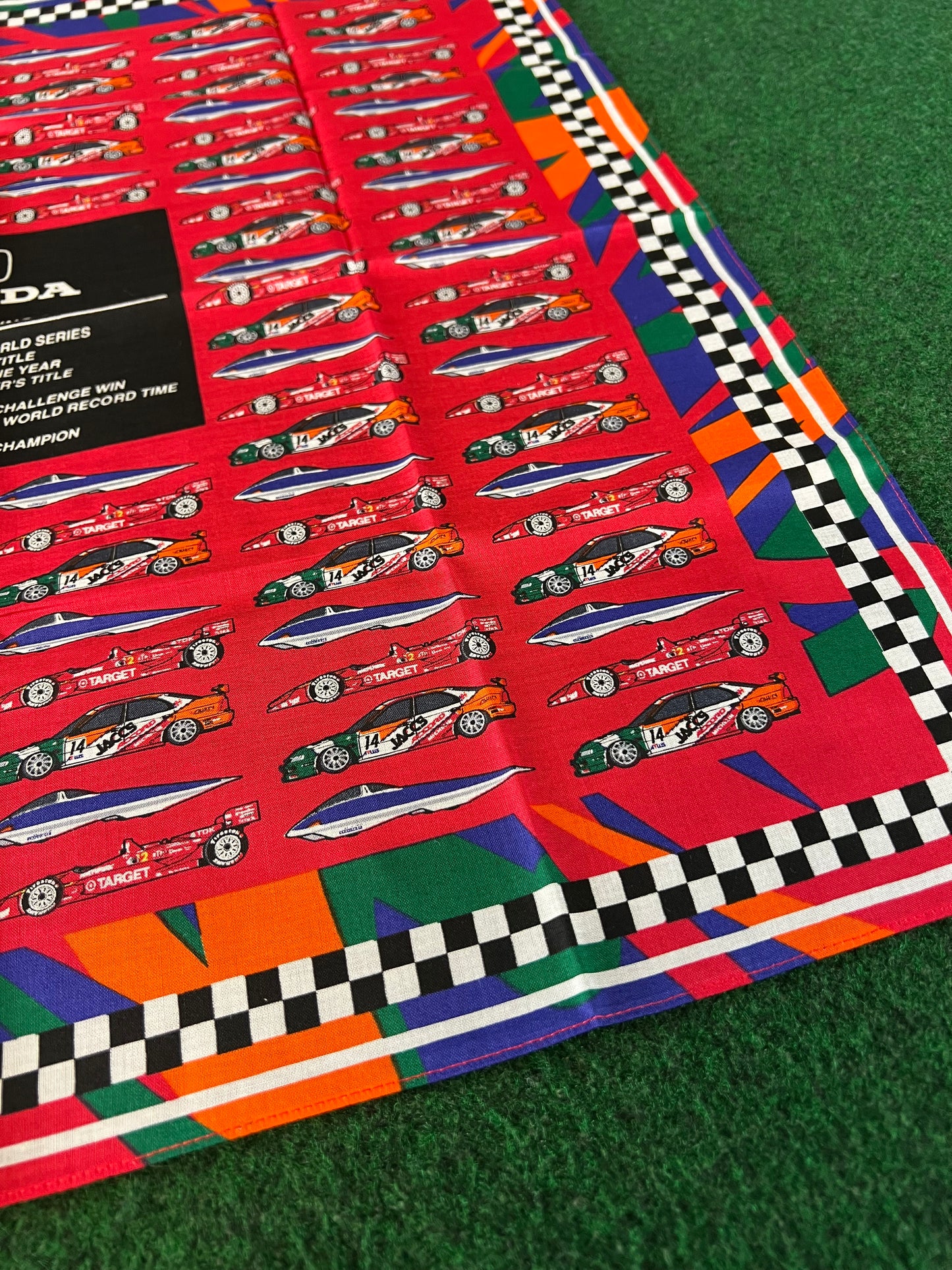 HONDA - 1996 Racing Scene Indycar, Solar Challenge & JTCC Accord Handkerchief Cloth