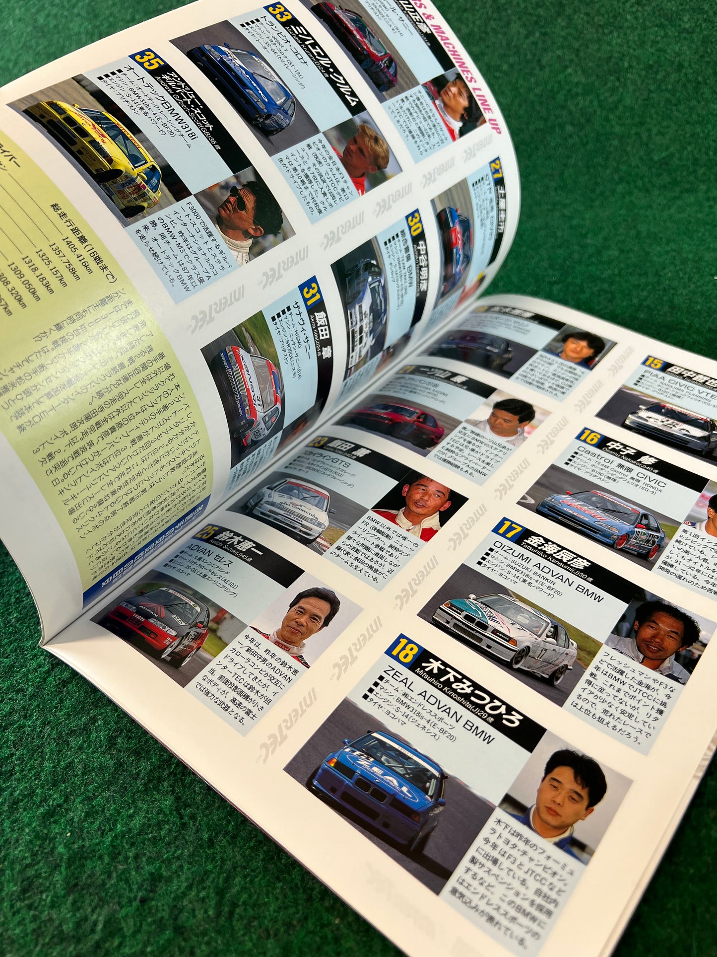 Intertec JTCC - 1994 & 1995 Race Event Magazine and Brochure