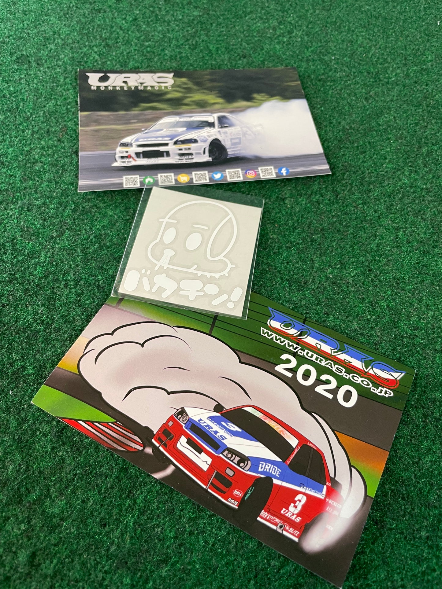 URAS - Card and Sticker Decal Set of 3