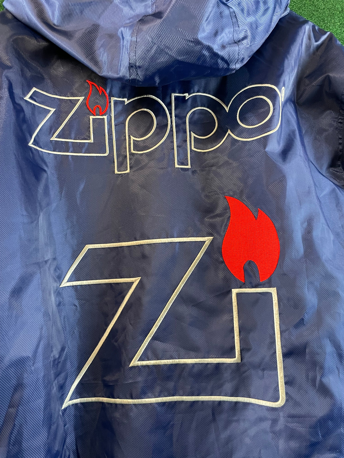 Zippo - Navy Blue & Red Insulated Bench Coat