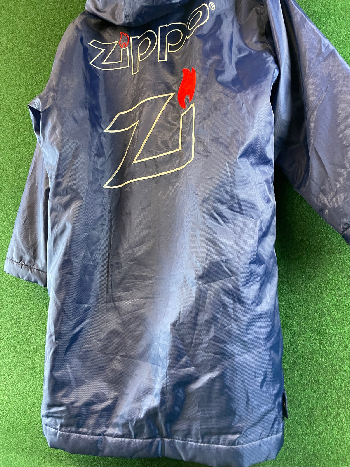 Zippo - Navy Blue & Red Insulated Bench Coat