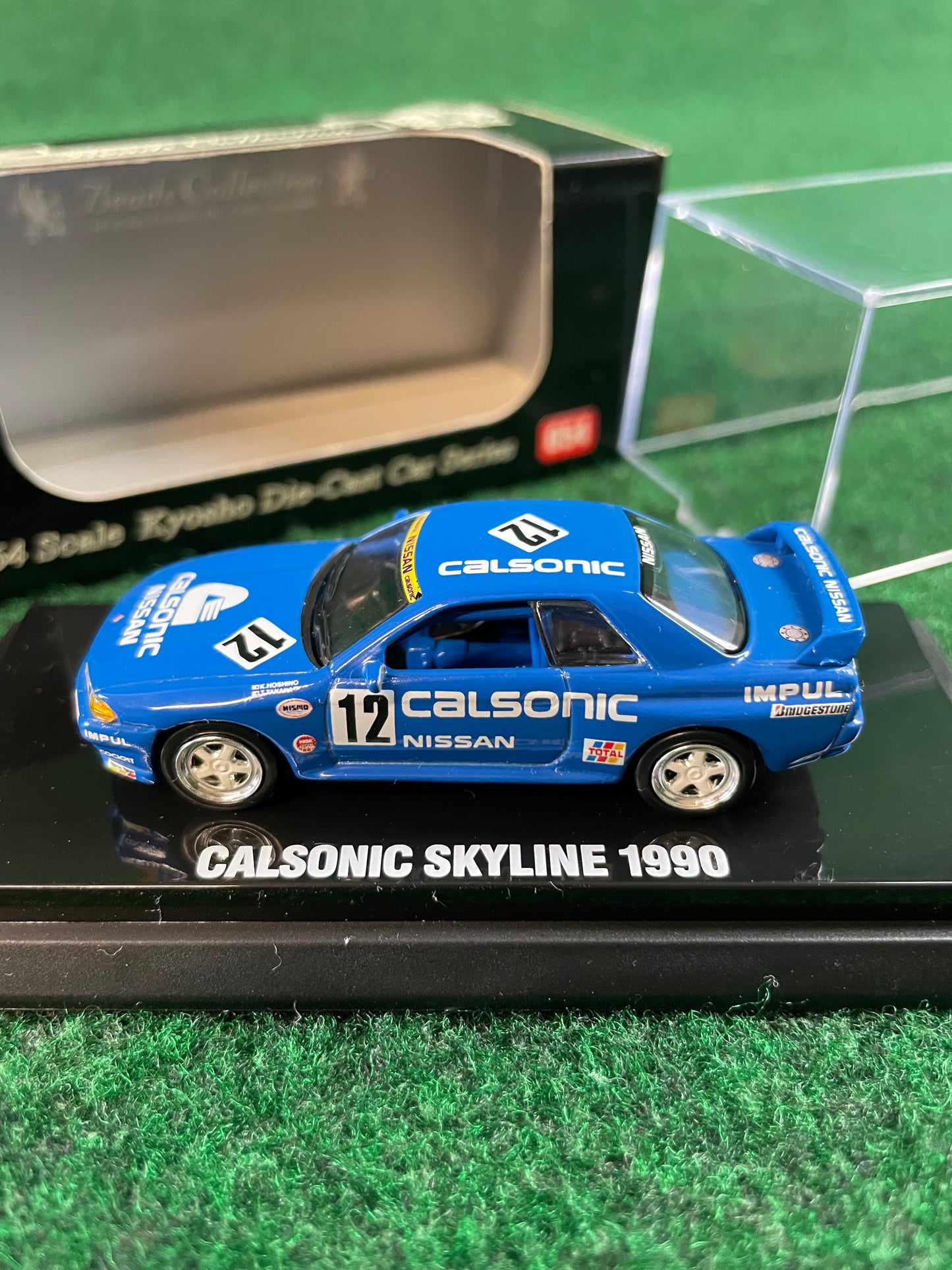 KYOSHO - Beads Collection 1990 & 1991 Calsonic IMPUL Nissan Skyline R32 GT-R 1/64 Scale Diecast Set