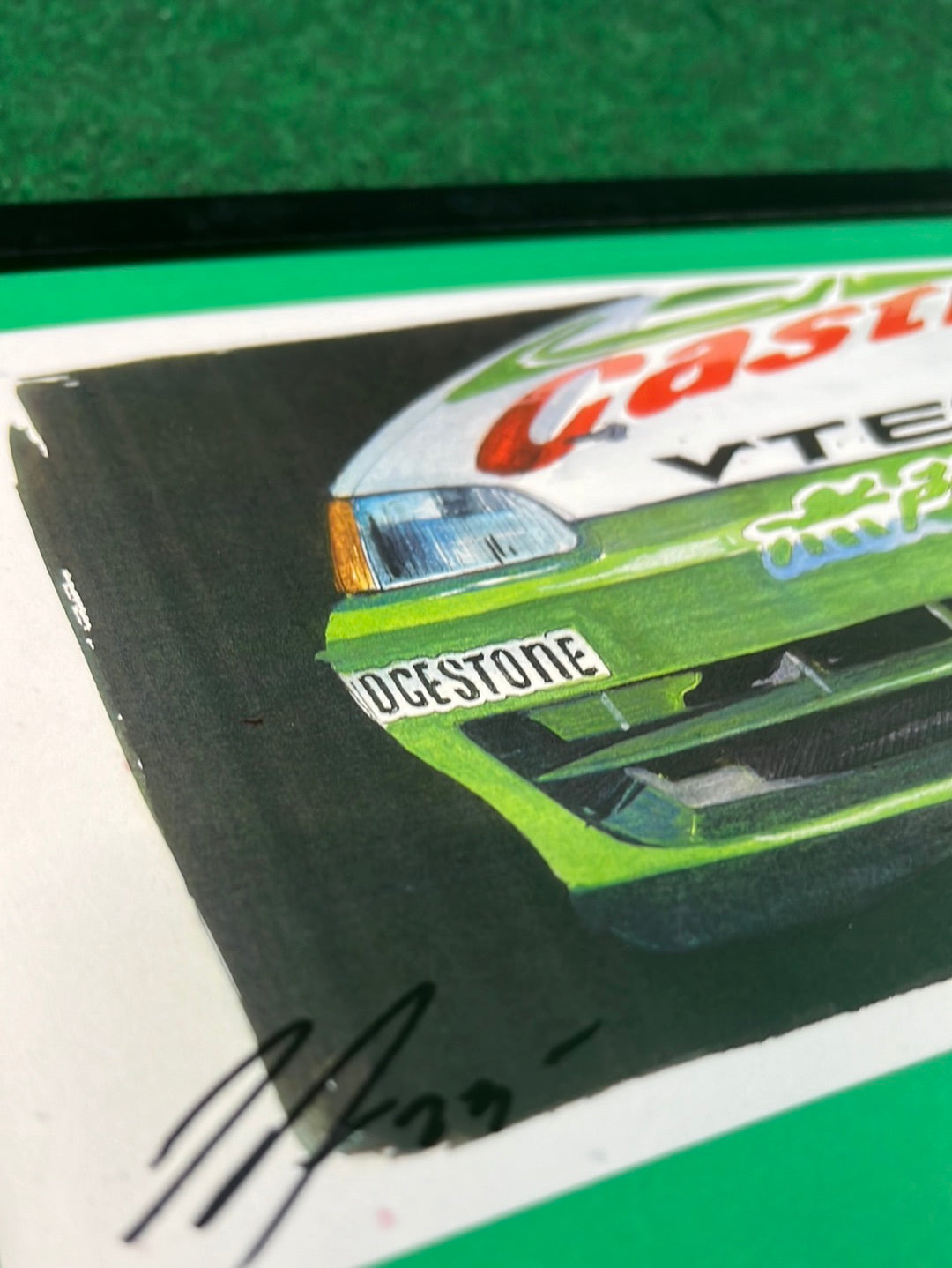 JTCC Castrol Honda Civic Ferio Racecar Front View Framed Print