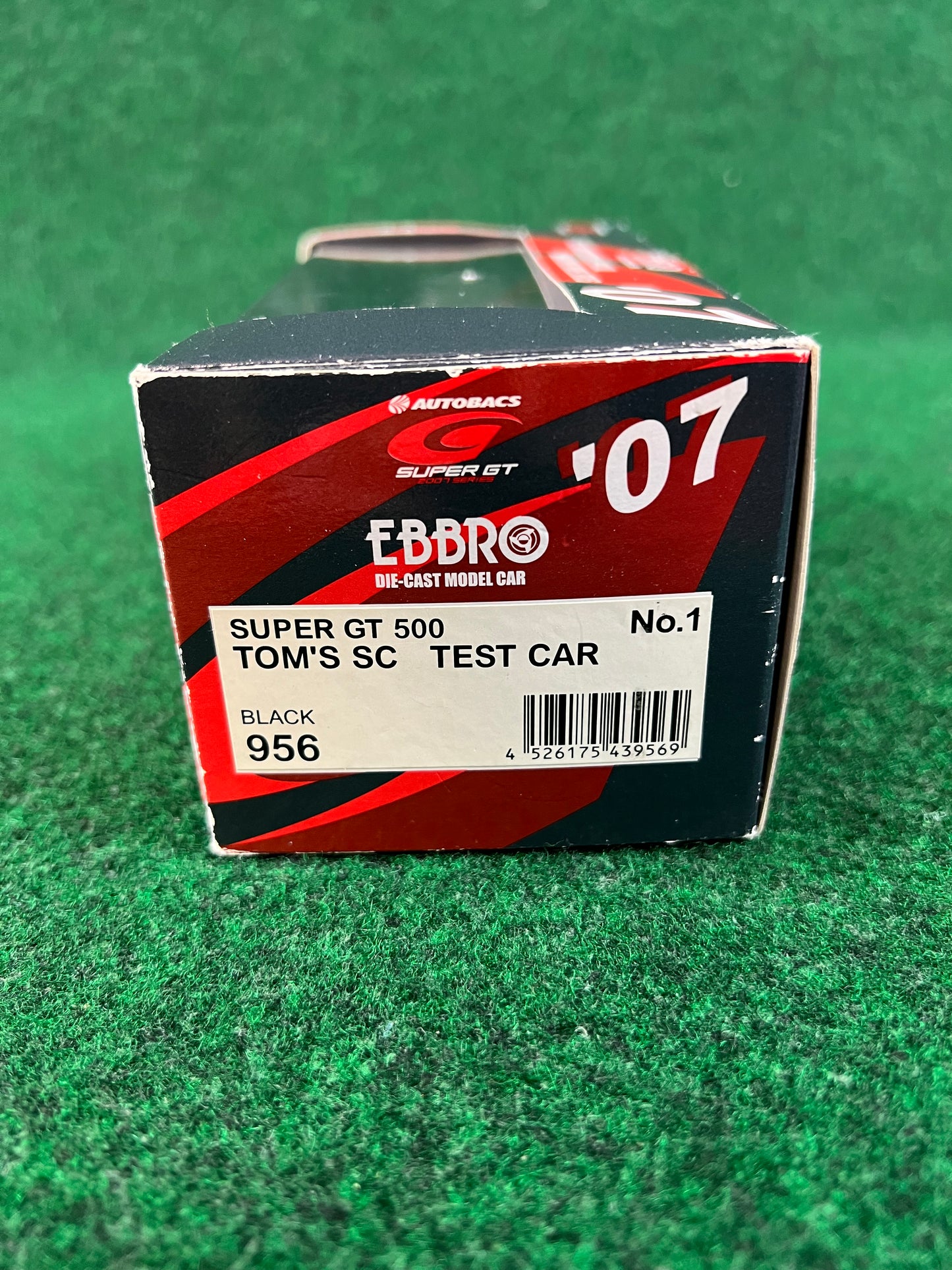 EBBRO - SuperGT 2007 Lexus SC SC430 Tom’s Test Car 1/43 Scale Diecast