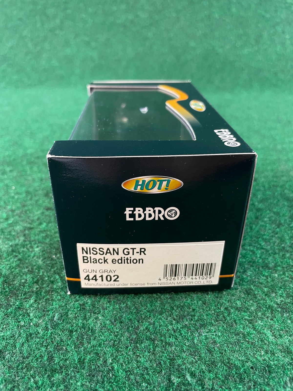 EBBRO HOT - Nissan R35 GT-R Black Edition Grey 1/43 Scale Diecast
