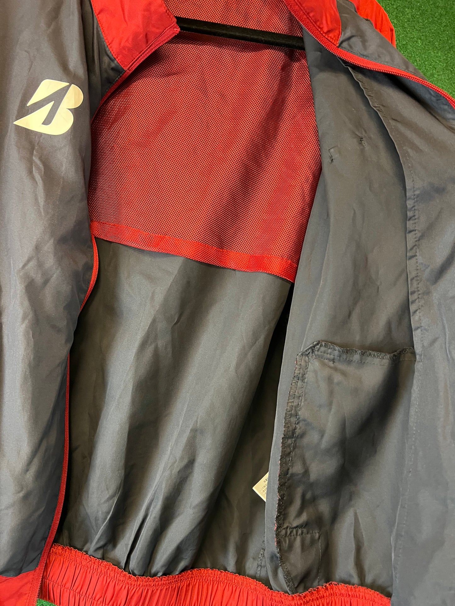 Bridgestone “Buy Properly” - Dark Blue/Red Windbreaker Jacket (L)