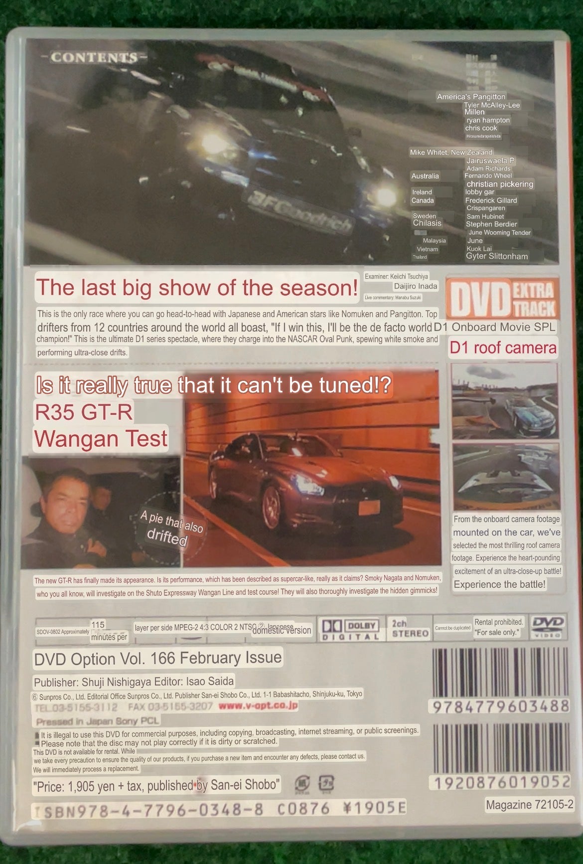 Option Video DVD - Vol. 166