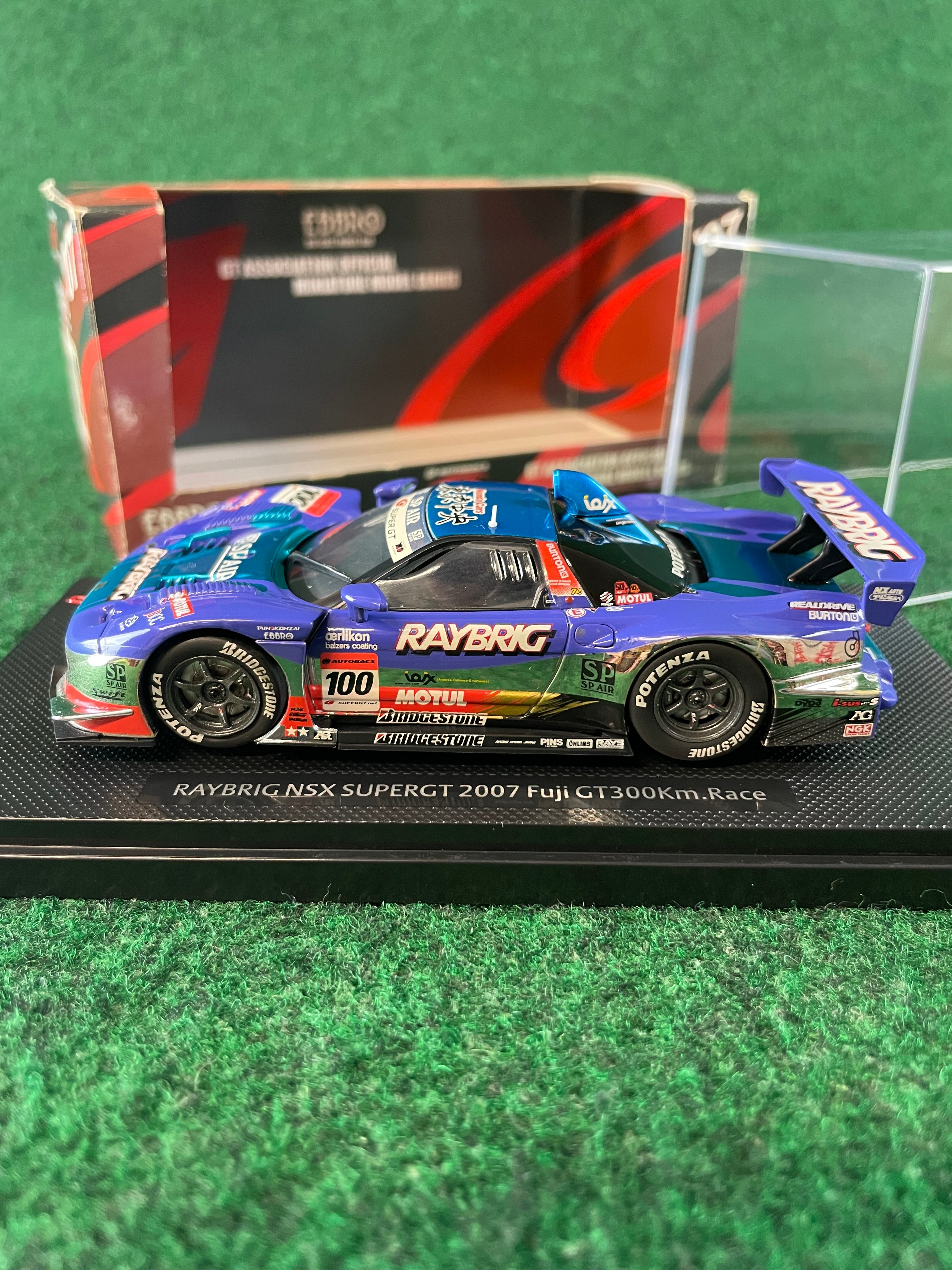 EBBRO - SuperGT 2007 Raybrig Honda NSX Fuji 300km 1/43 Scale