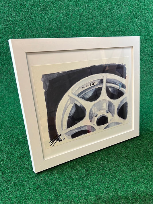 Buddy Club P1 Racing Wheel - Framed Print