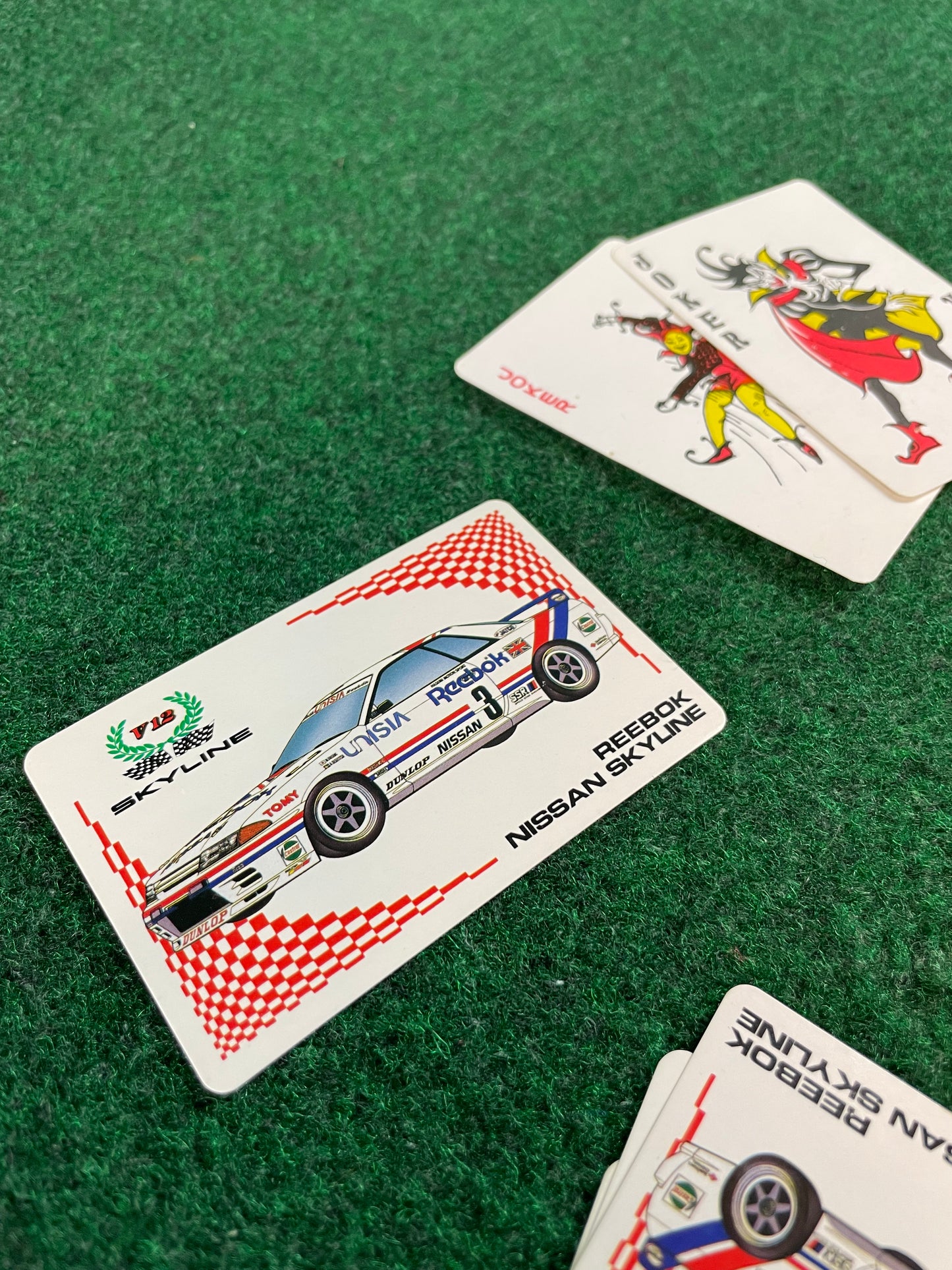 Reebok UNISIA GROUP A Nissan Skyline R32 GT-R Playing Card Set