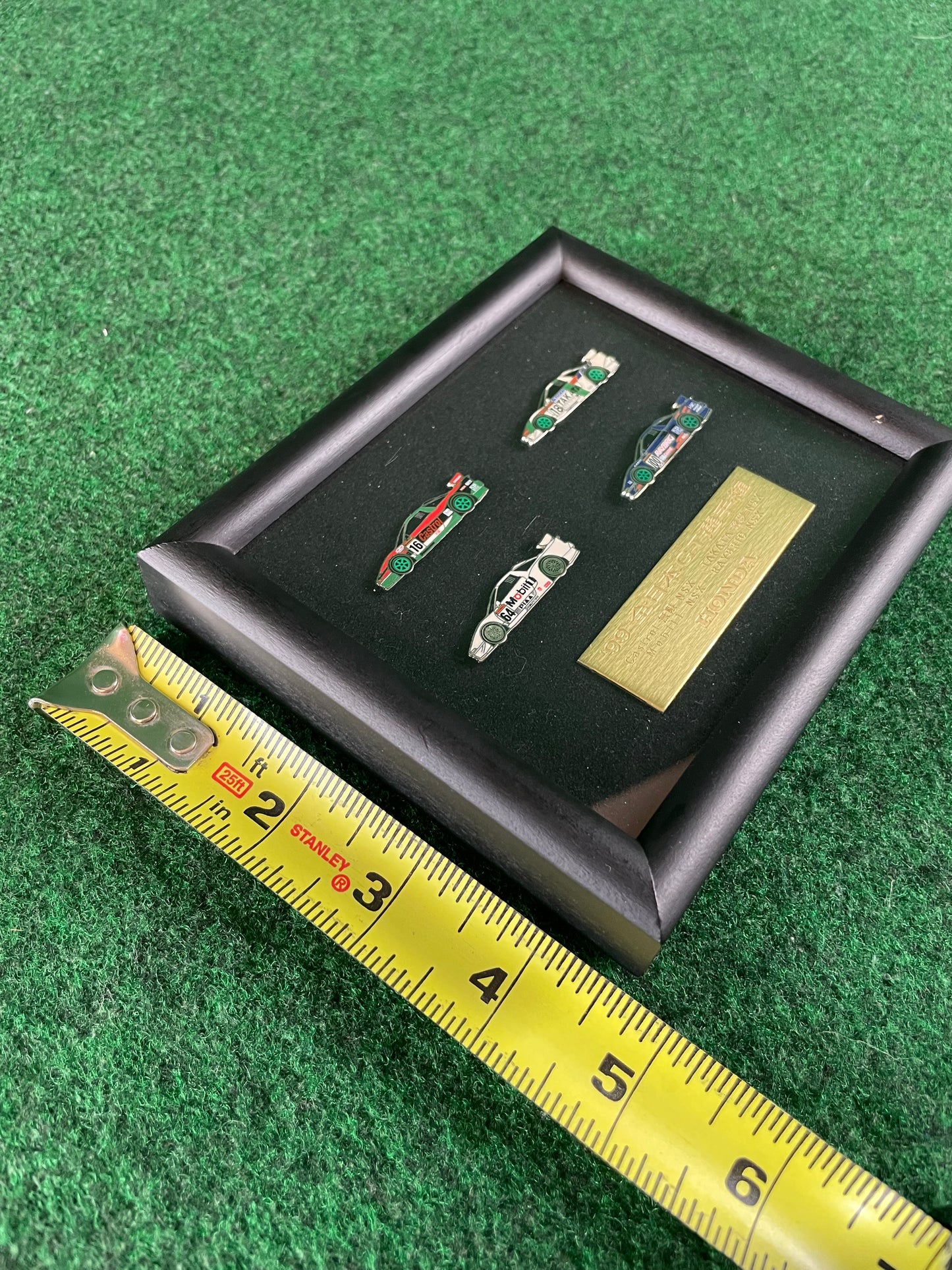 1999 JGTC Honda Commemorative NSX Framed Pin and Plaque Collection
